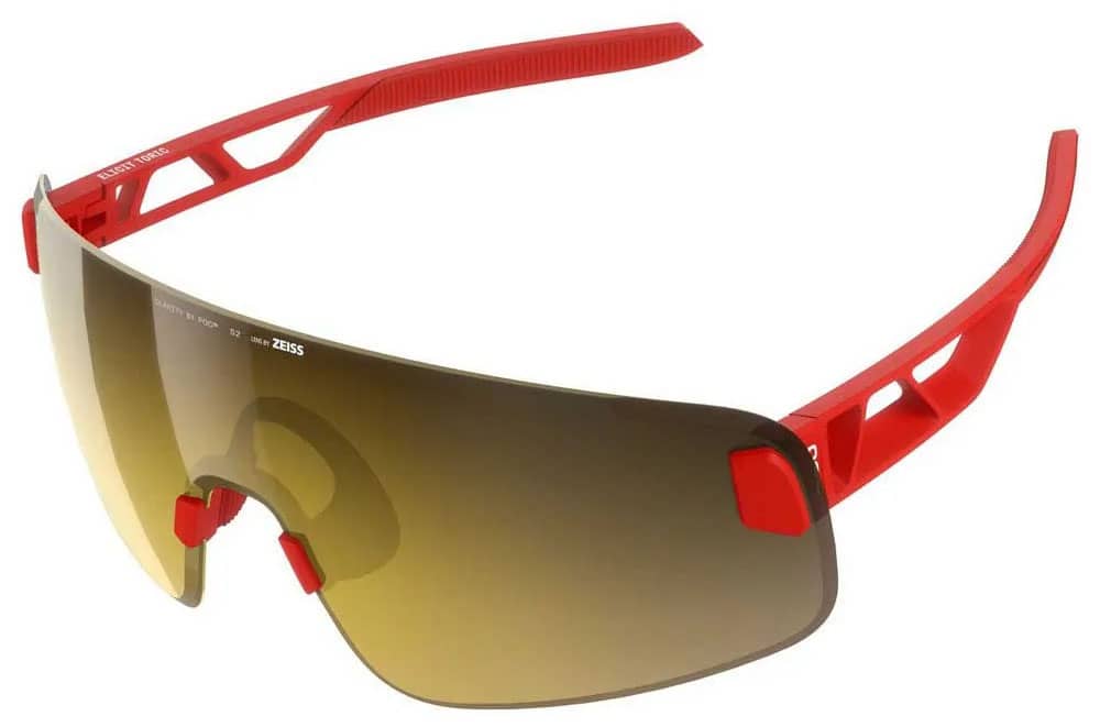 Poc | Elicit Toric Sunglasses Men's In Prismane Red/clarity Road/partly Sunny Gold