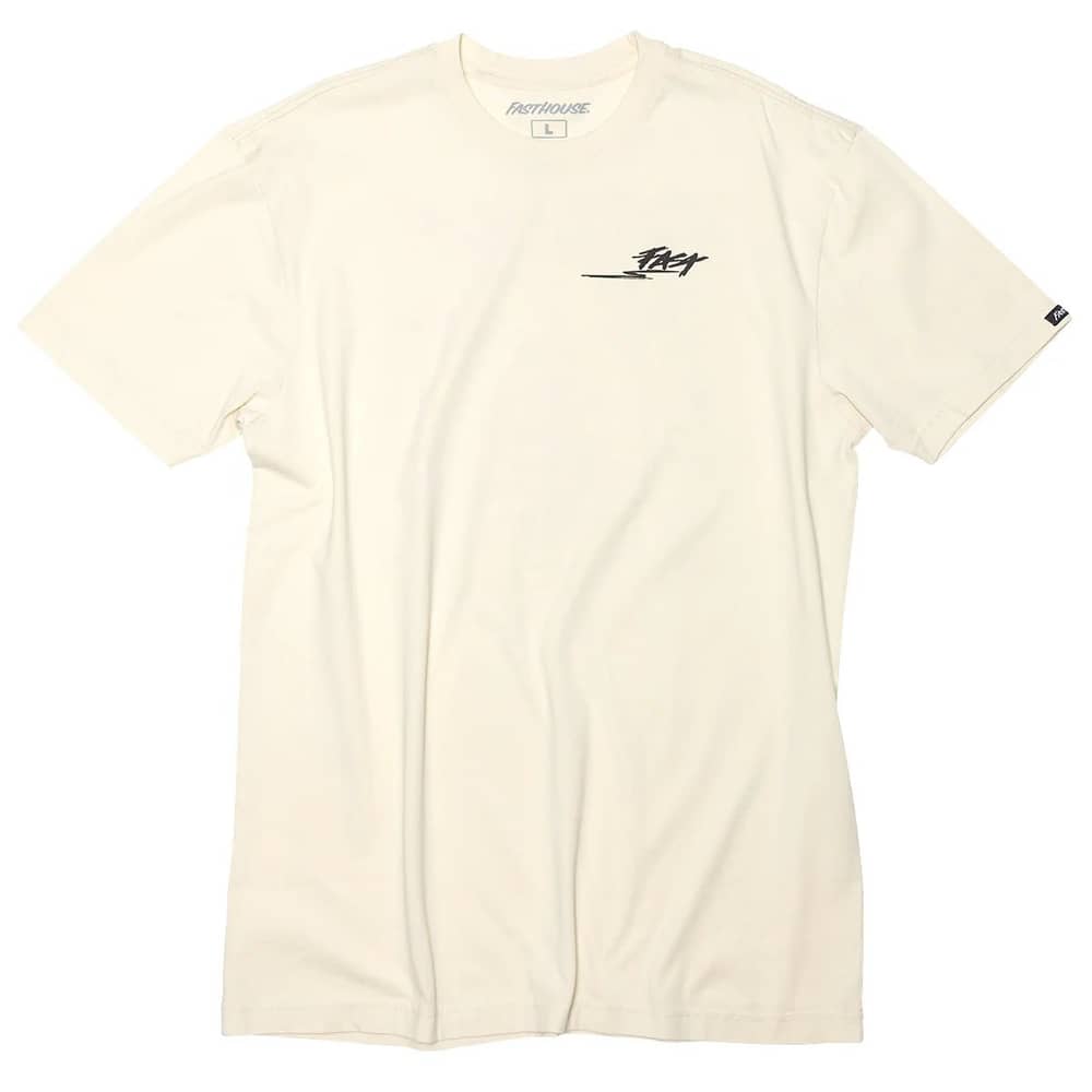 Fasthouse Tomahawk SS Tee in Natural - Image 1 of 2