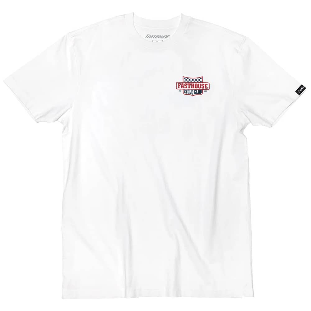 Fasthouse Fasthouse | Krest Ss T-Shirt Men's | Size Small In White | 100% Cotton