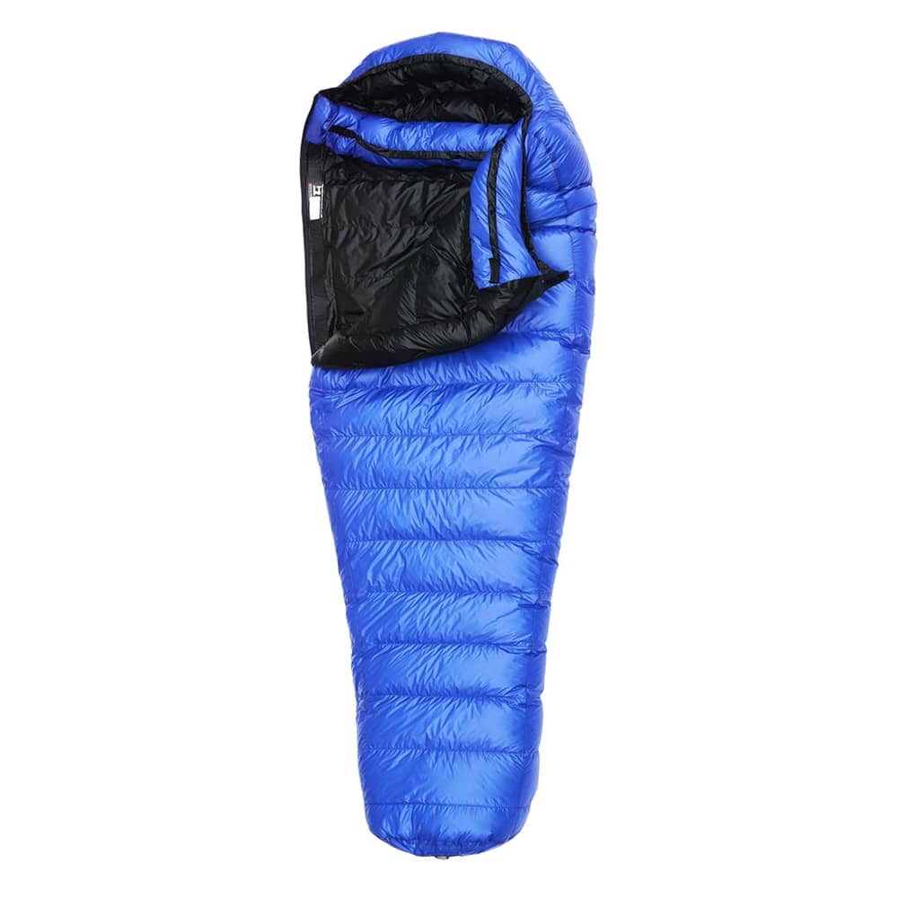 Western Mountaineering UltraLite 20 Degree Sleeping Bag in Royal Blue/Black - Image 2 of 2