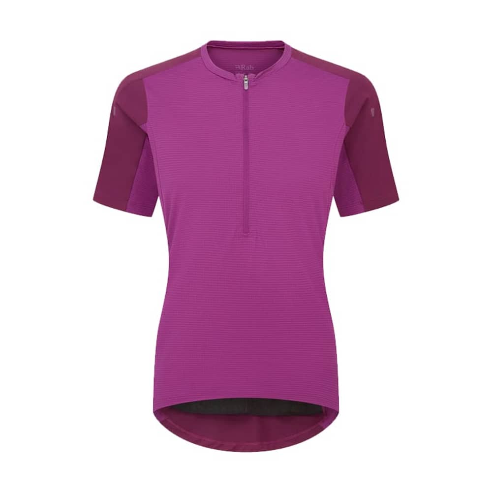 Rab Cinder Tract Jersey Womens in Mulberry/Plum - Image 1 of 1