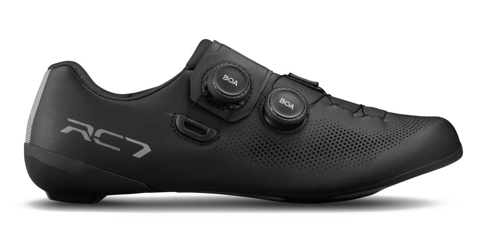 Shimano SH-RC703E Wide Cycling Shoes
 in Black - Image 1 of 6
