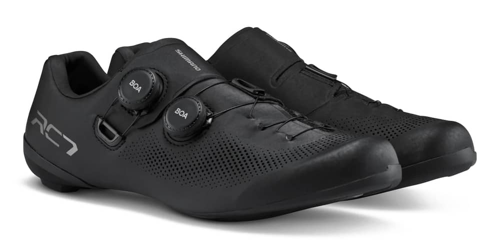 Shimano SH-RC703E Wide Cycling Shoes
 in Black - Image 2 of 6