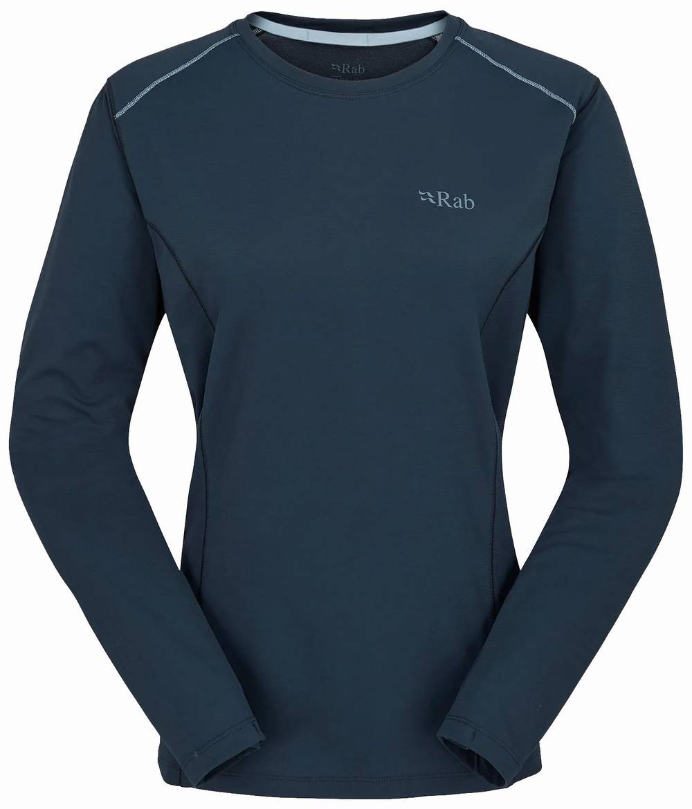 Rab Force LS Tee Wmns in Tempest Blue - Image 1 of 1