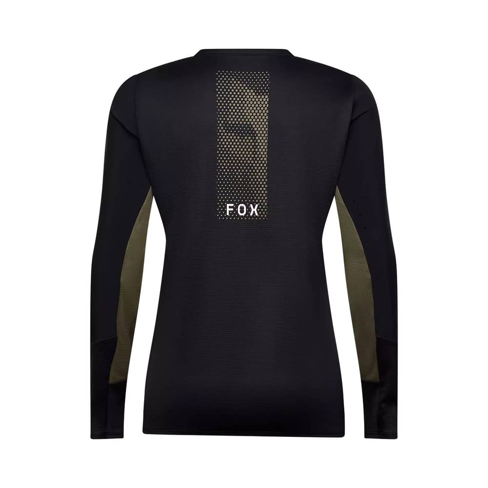 Fox W Defend LS Jersey Park in Black - Image 2 of 8