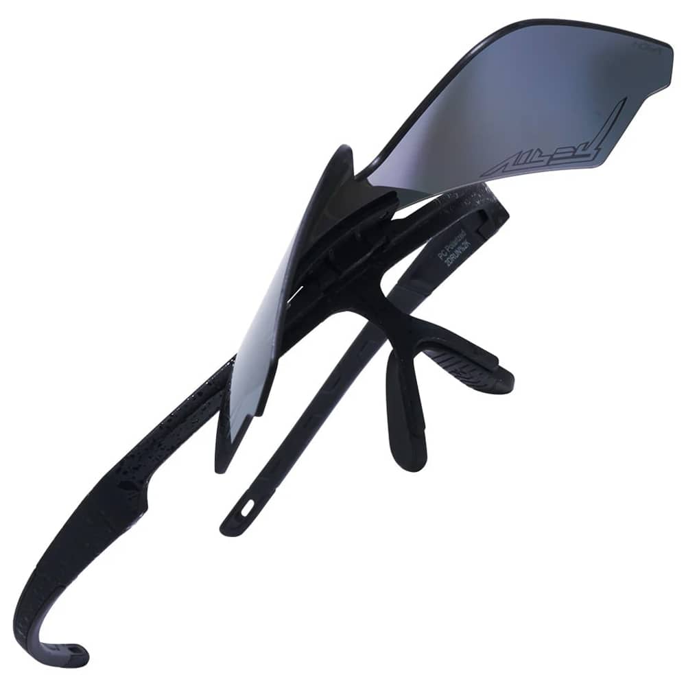 Pit Viper The Blacking Out Flip-Offs Sunglasses in Black/Black - Image 5 of 5