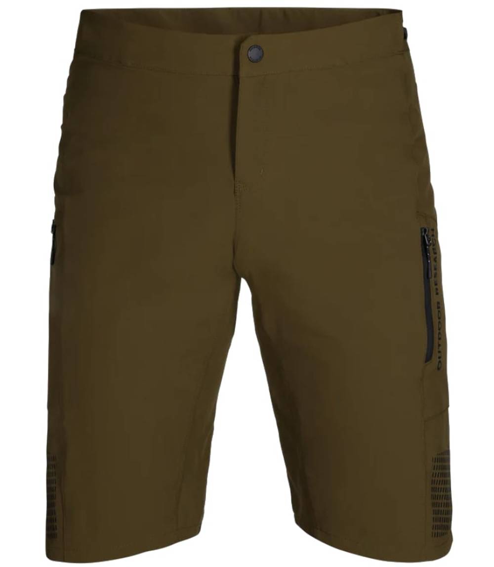 Outdoor Research Men's Freewheel Ride Shorts in Dark Olive - Image 1 of 4