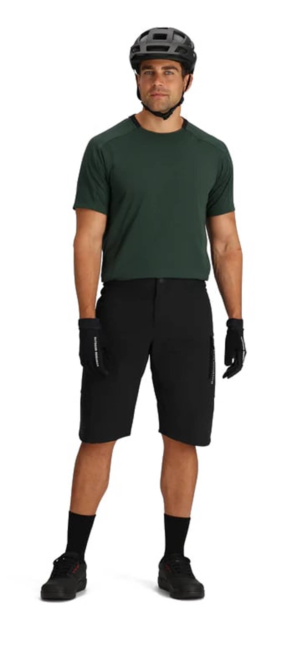 Outdoor Research Men's Freewheel Ride Shorts in Black - Image 4 of 4