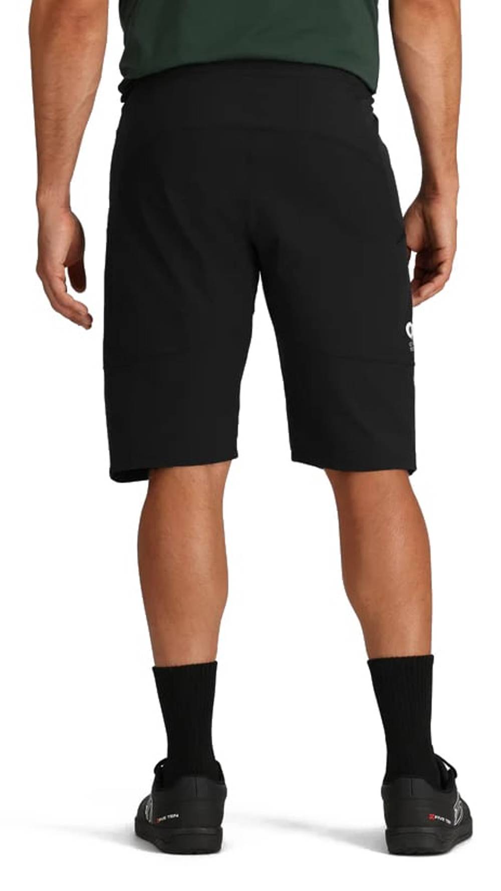 Outdoor Research Men's Freewheel Ride Shorts in Black - Image 3 of 4
