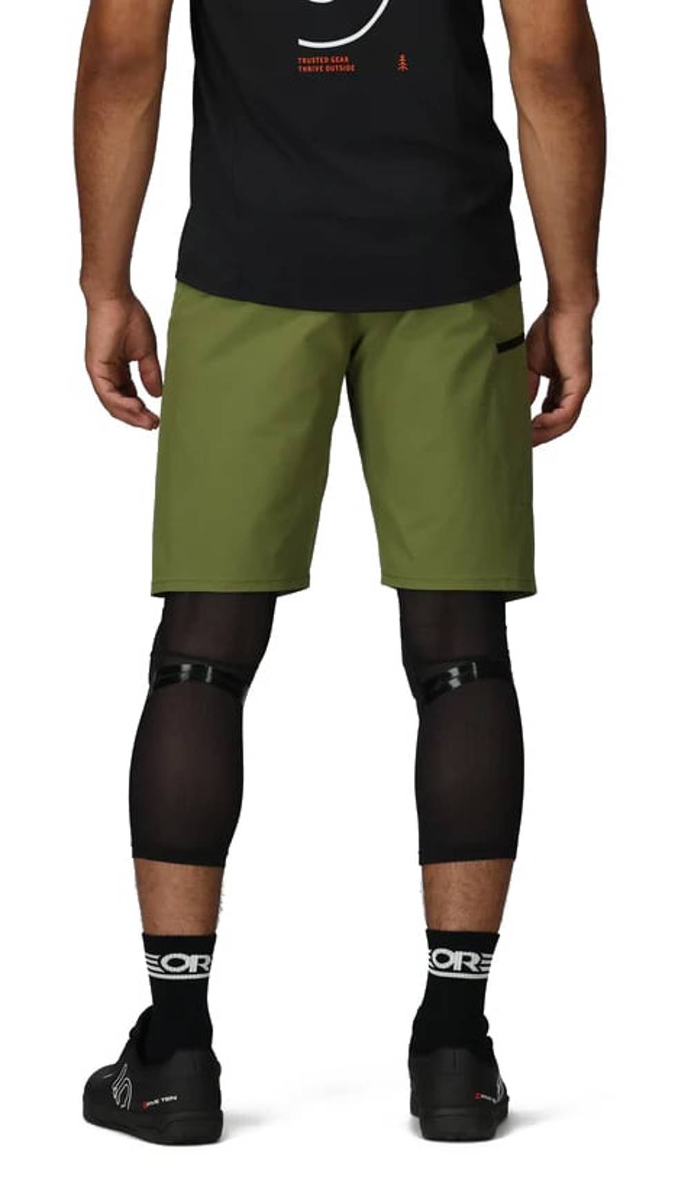 Outdoor Research Men's Freewheel Lite Ride Shorts in Willow - Image 3 of 4