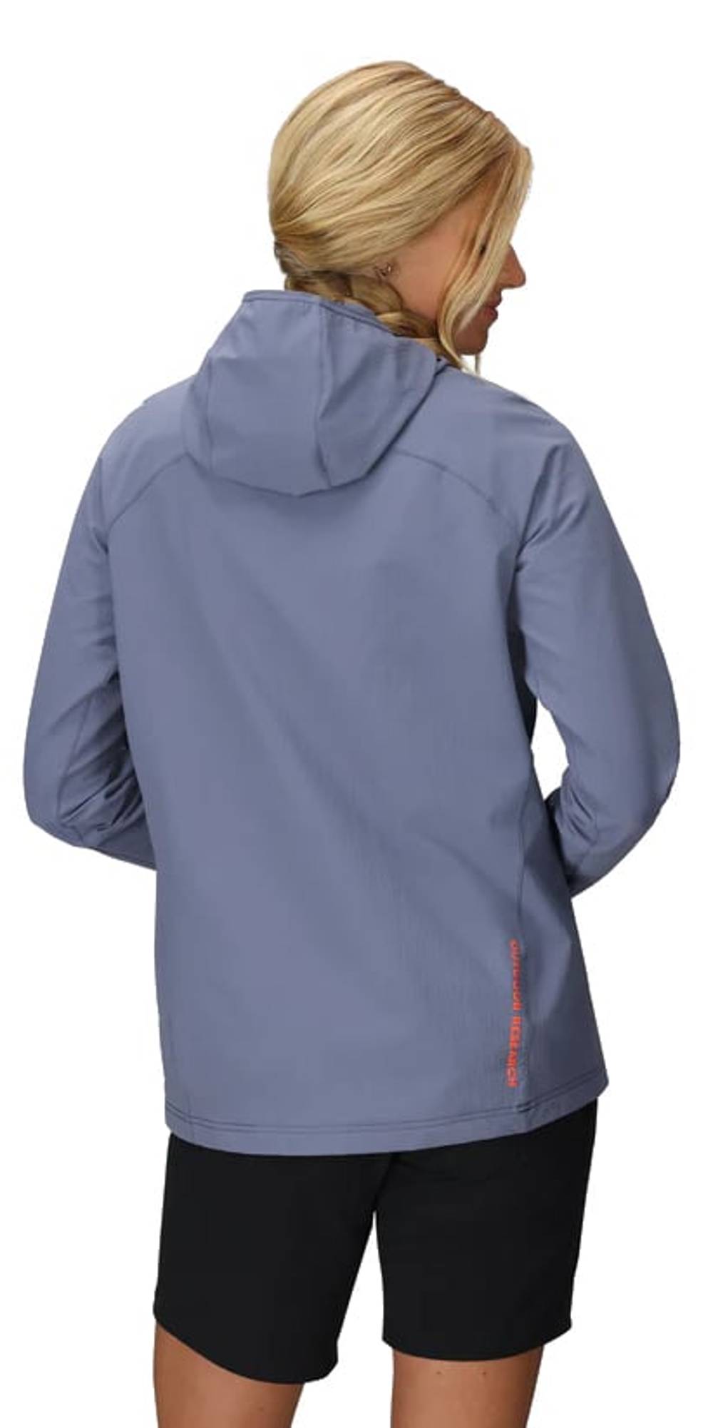 Outdoor Research Women's Freewheel Half Zip Hoodie in Summit - Image 3 of 6