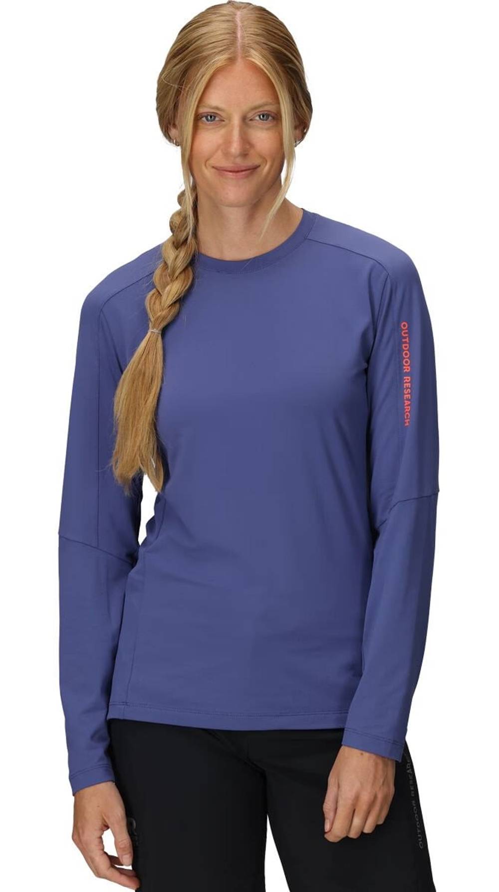 Outdoor Research Women's Freewheel Long Sleeve Jersey in Galactic - Image 2 of 4