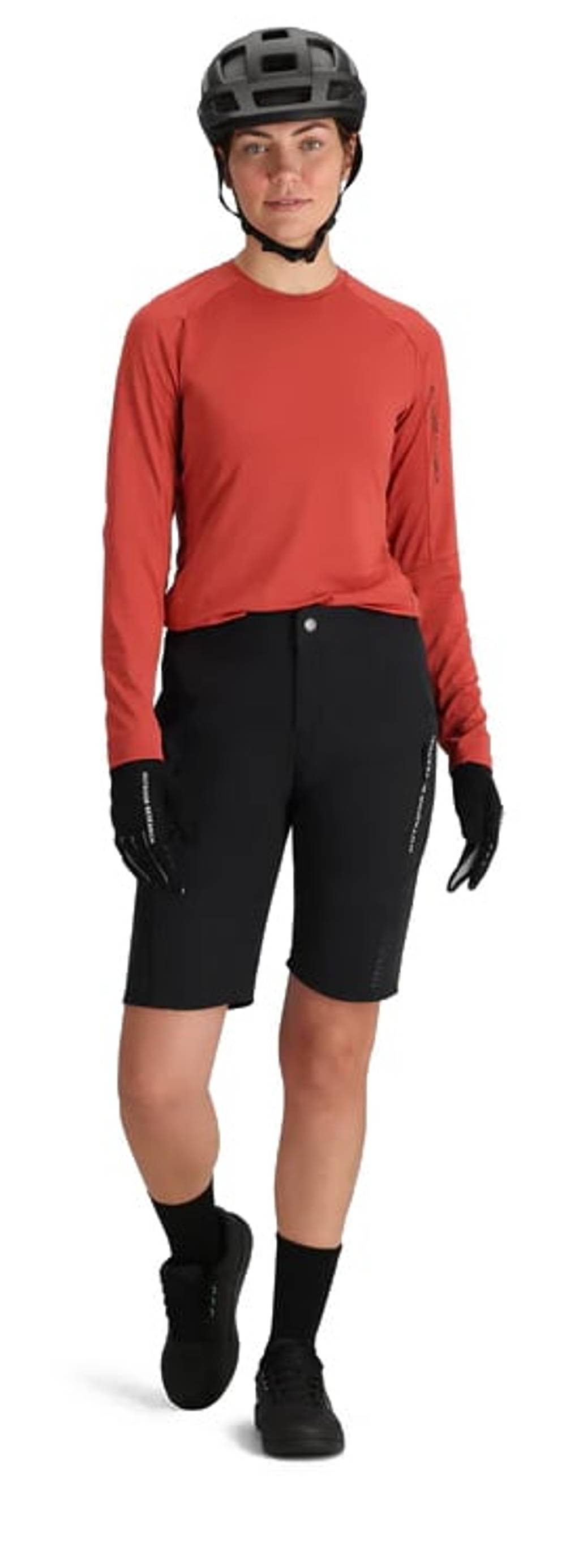Outdoor Research Women's Freewheel Ride Shorts in Black - Image 5 of 5