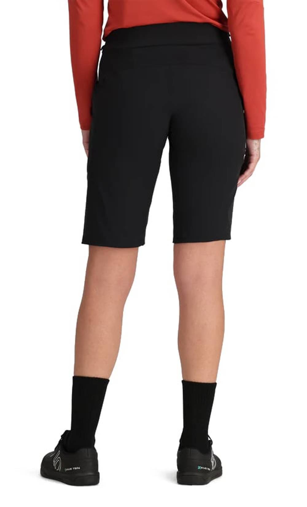 Outdoor Research Women's Freewheel Ride Shorts in Black - Image 3 of 5