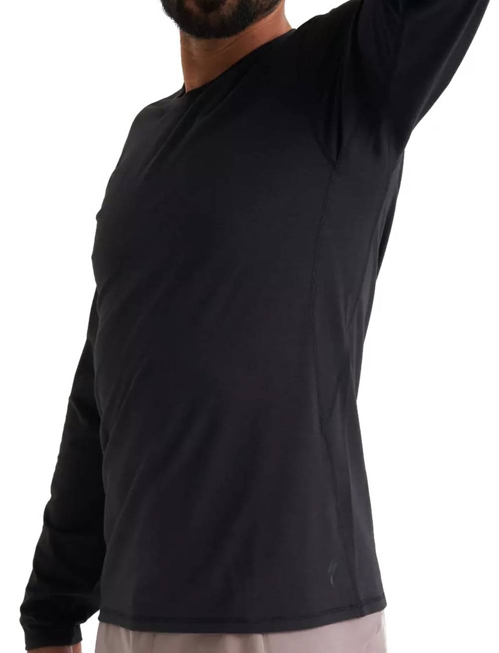 Specialized Traction Tee LS Men in Black - Image 4 of 5