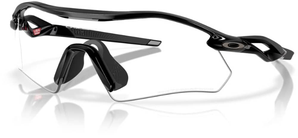 Oakley | Radar Plate Sunglasses Men's In Polished Black/clear Photo 50 Black Iridium