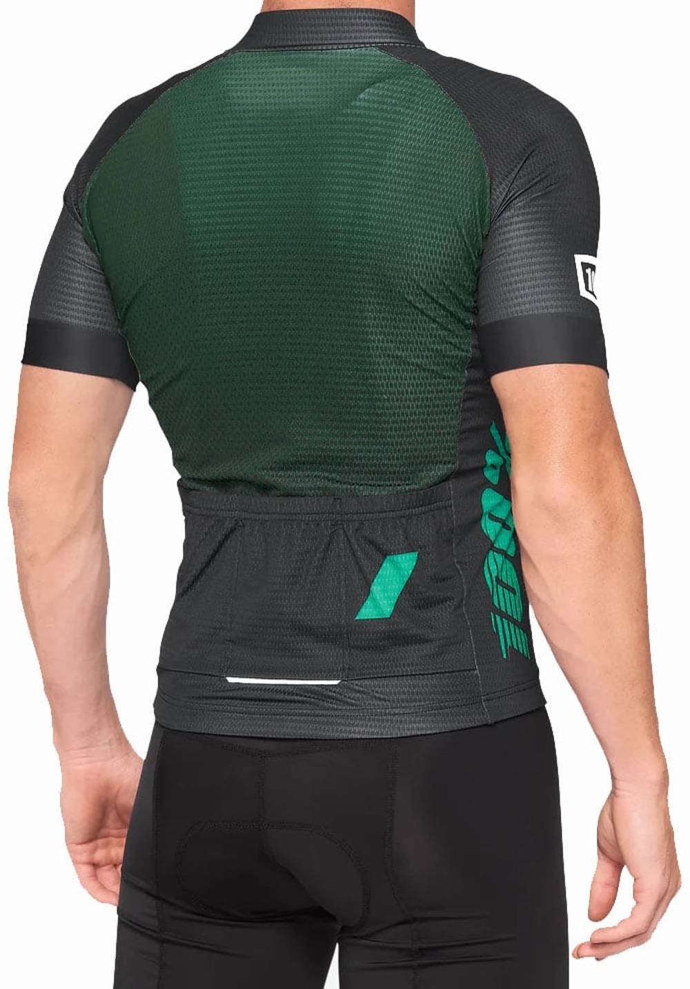 100% Exceeda Jersey in Teal/Black - Image 2 of 2
