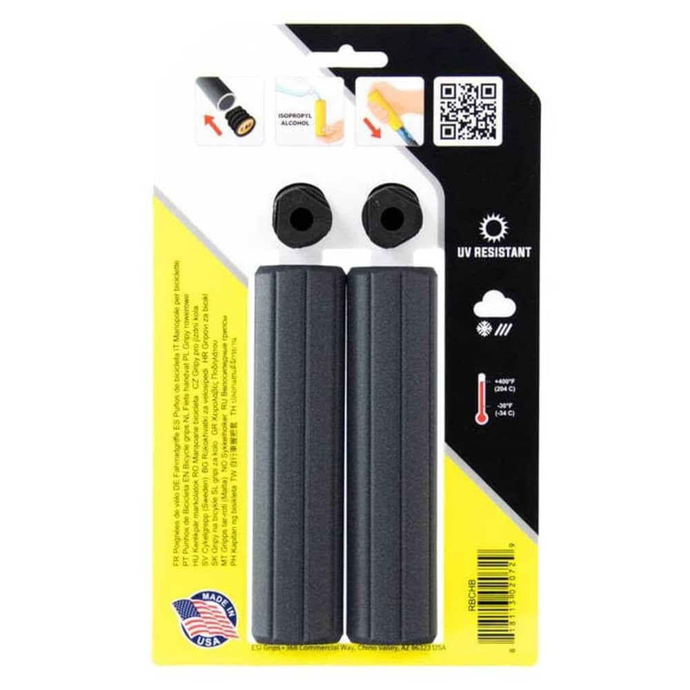 ESI Ribbed Chunky Grips in Black - Image 3 of 3