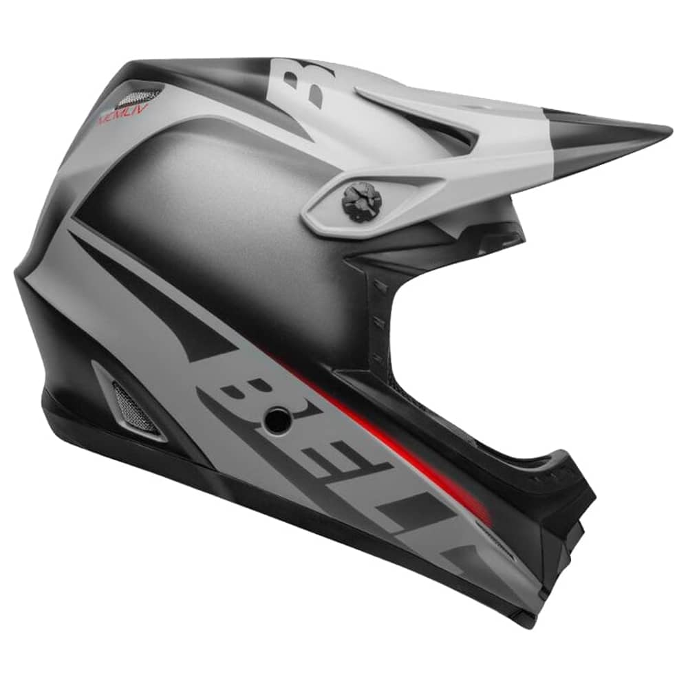 Bell Full-9 Fusion MIPS Helmet in Matte Black/Gray/Crimson - Image 2 of 4