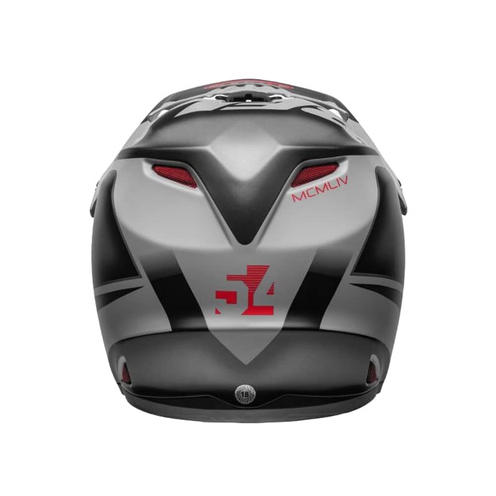 Bell Full-9 Fusion MIPS Helmet in Matte Black/Gray/Crimson - Image 3 of 4