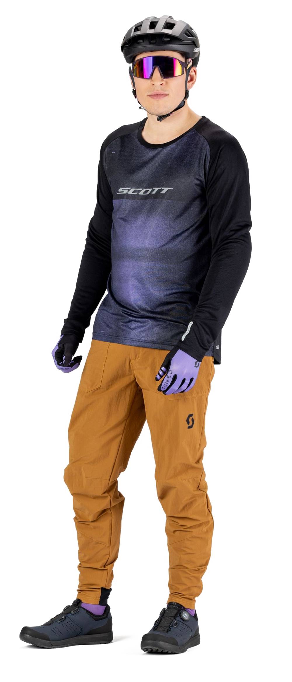 Scott Men's Trail Tuned Pants in Bread Brown - Image 3 of 4