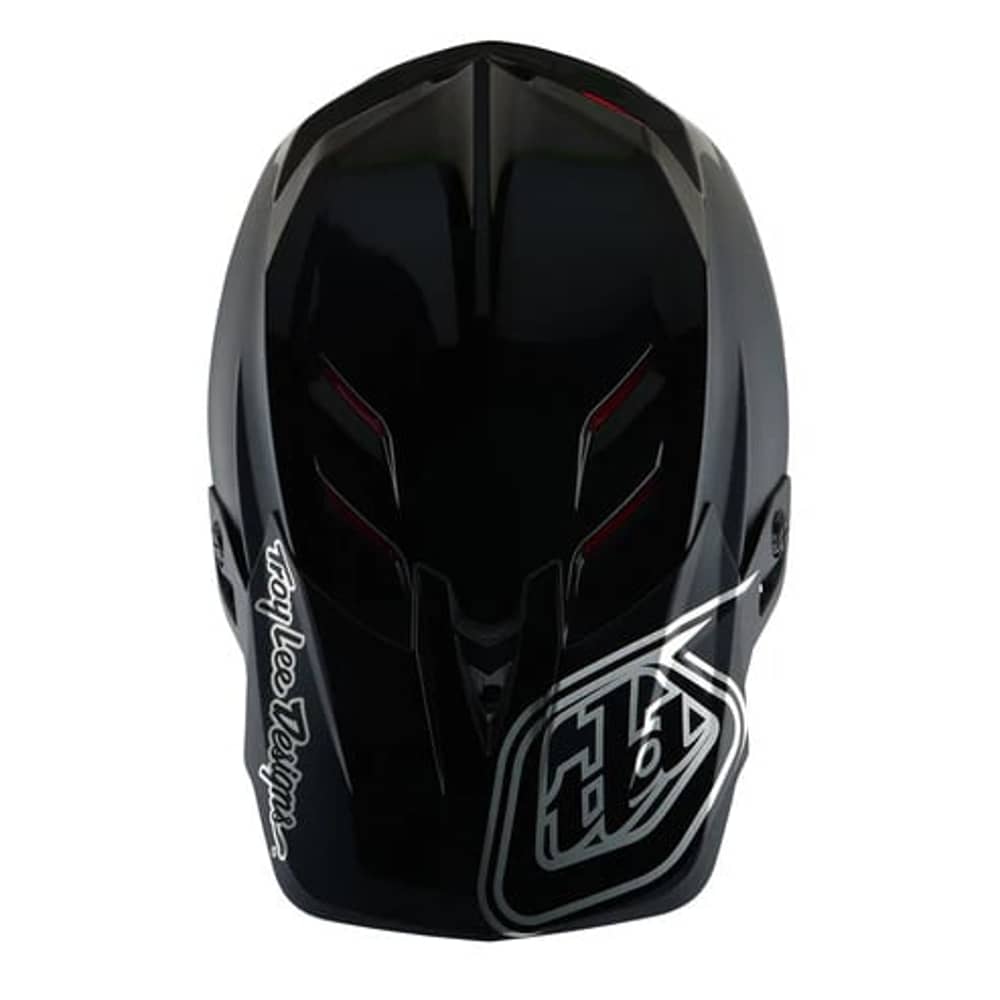 Troy Lee Designs D4 Polyacrylite Helmet W/Mips in Shadow Black - Image 11 of 12