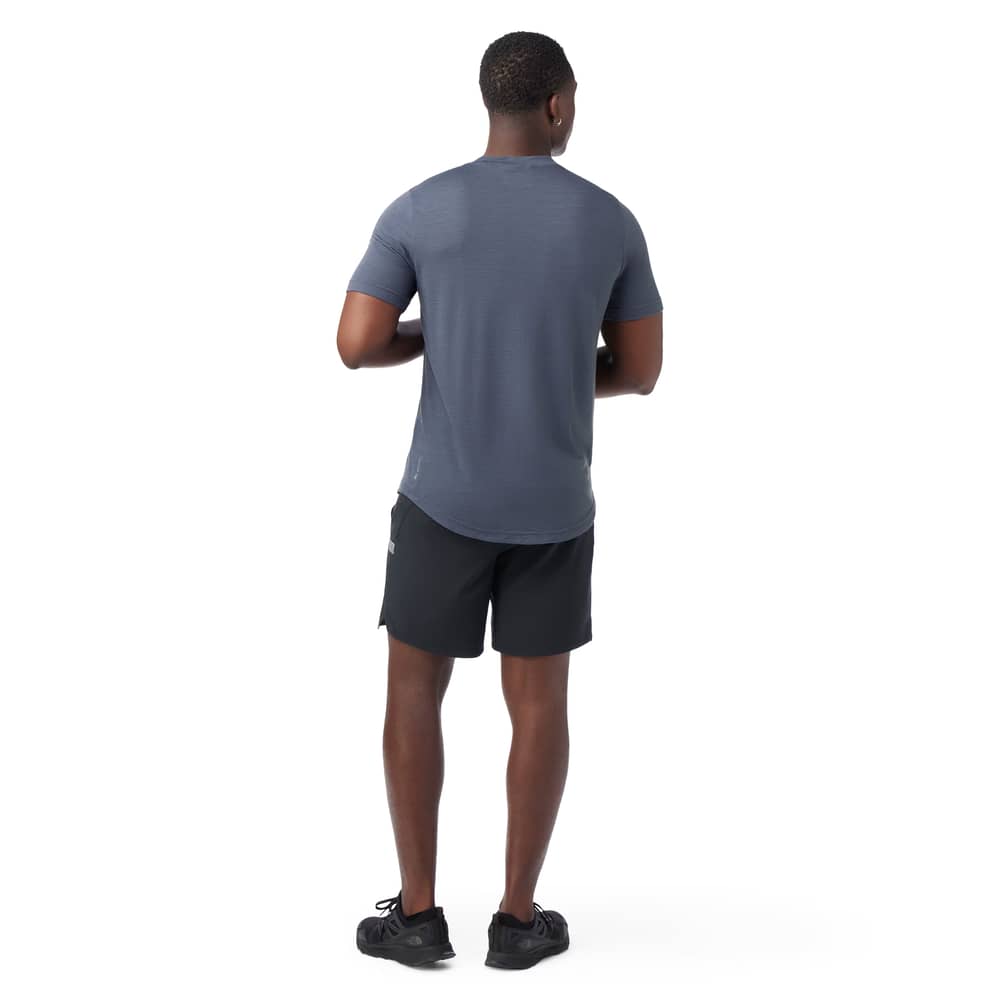 Smartwool Men's Active Mesh Short Sleeve in Nightfall Blue - Image 4 of 4