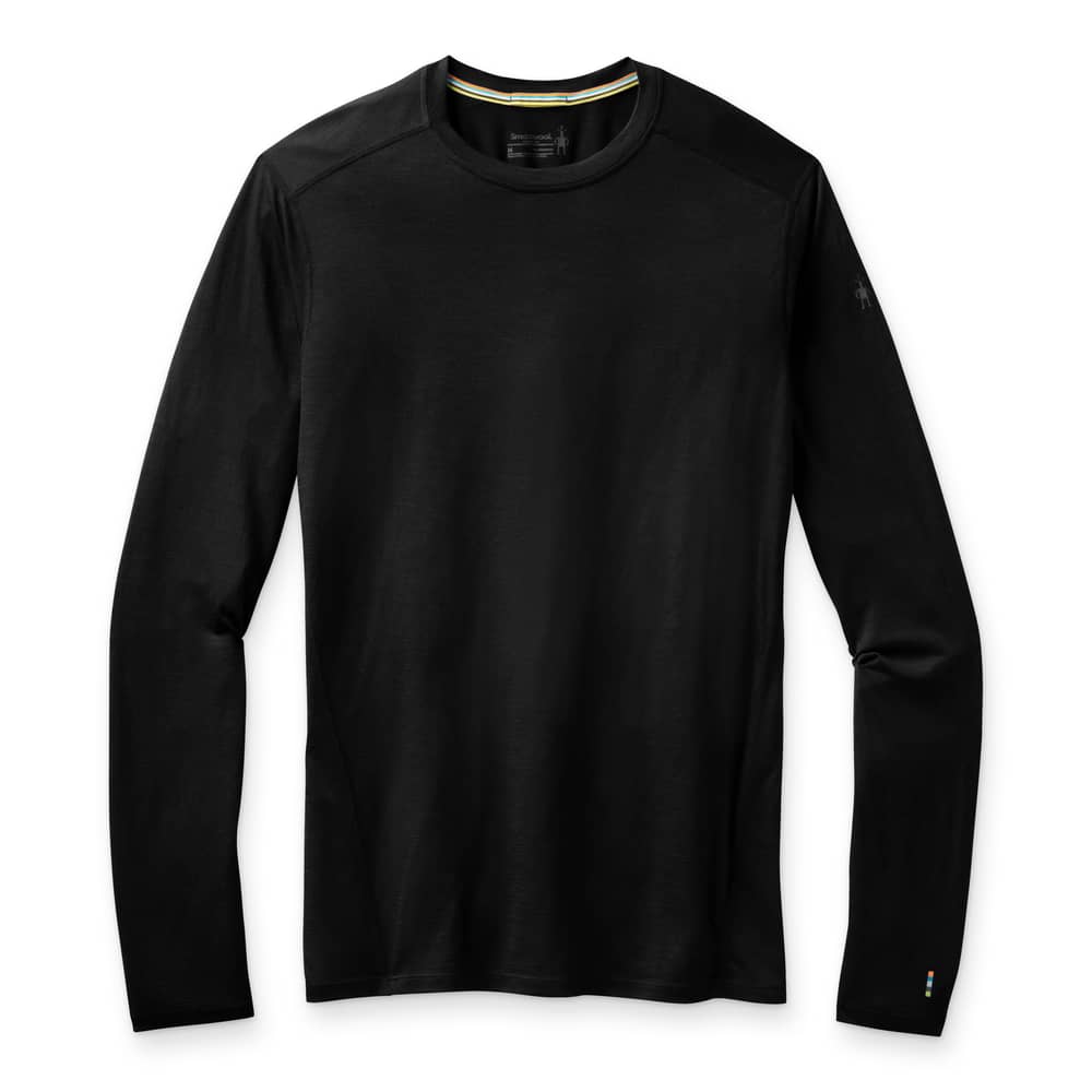 Smartwool Men's Classic All-Season Merino Base Layer Crew in Black - Image 1 of 3