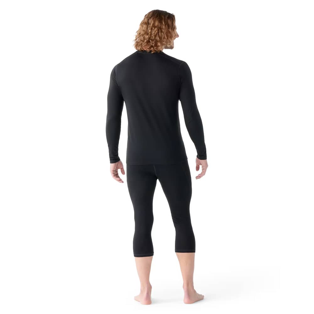 Smartwool Men's Classic All-Season Merino Base Layer Crew in Black - Image 3 of 3