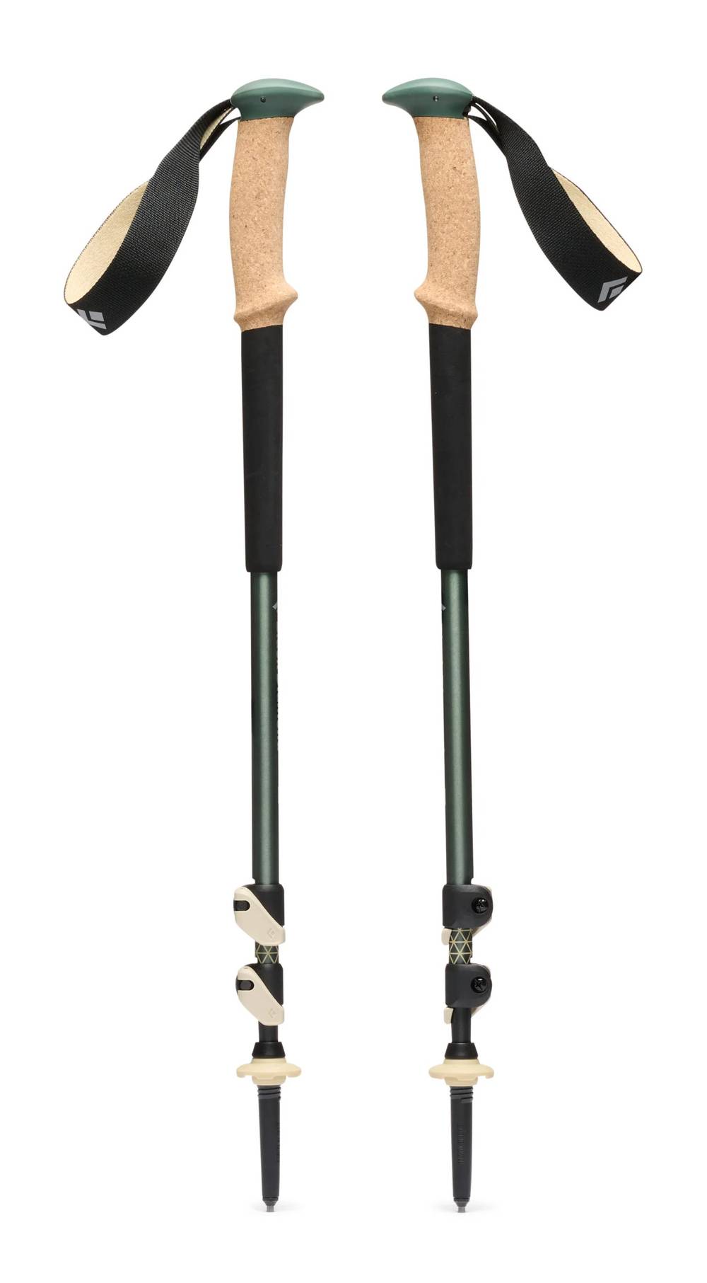 Black Diamond Trail Cork Trekking Poles in Laurel Green - Image 1 of 1
