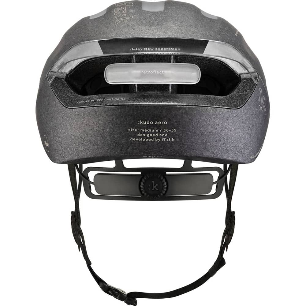 Fizik Kudo Aero Helmet (CPSC) + Light in Anthracite - Image 4 of 8