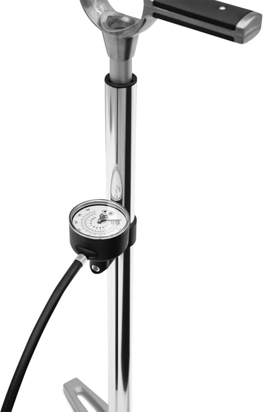 Crankbrothers KLIC Floor Pump - Analog Gauge in Silver - Image 2 of 3