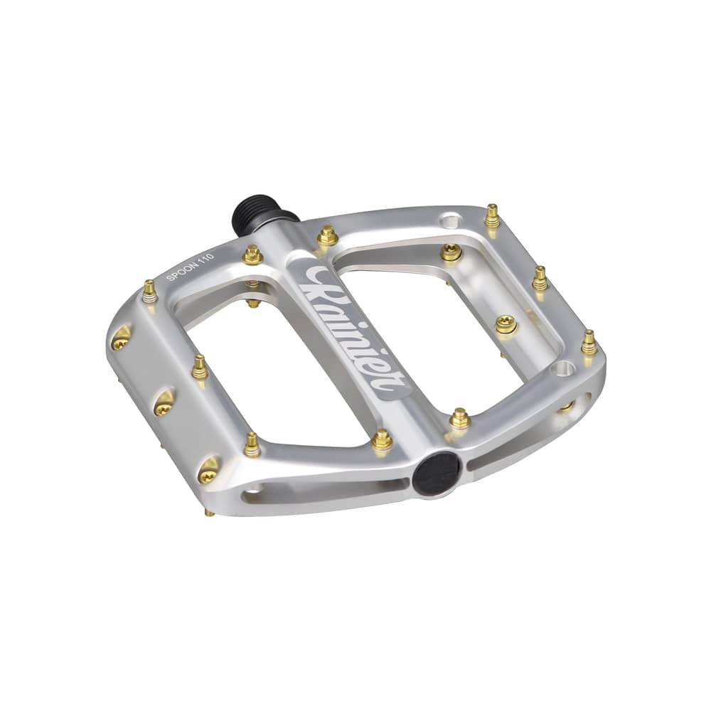 Spank X Rainier Spoon 110 Pedals Ltd. Edition in Silver - Image 4 of 4