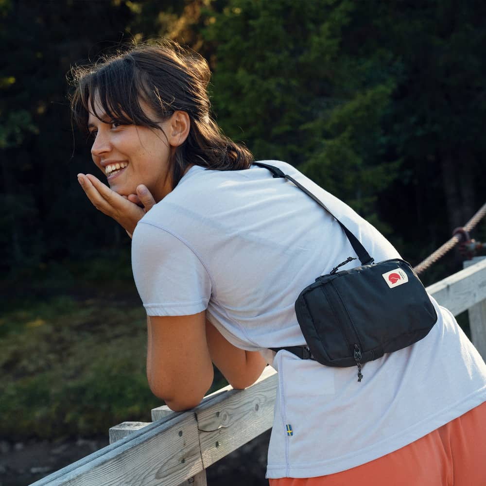 Fjallraven High Coast Pocket in Black - Image 3 of 3