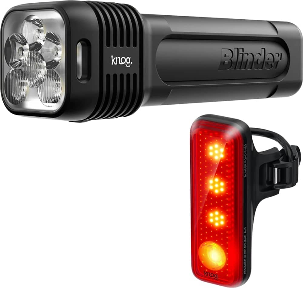 Knog Blinder 1300 & Blinder R150 Light Combo in Black - Image 1 of 3