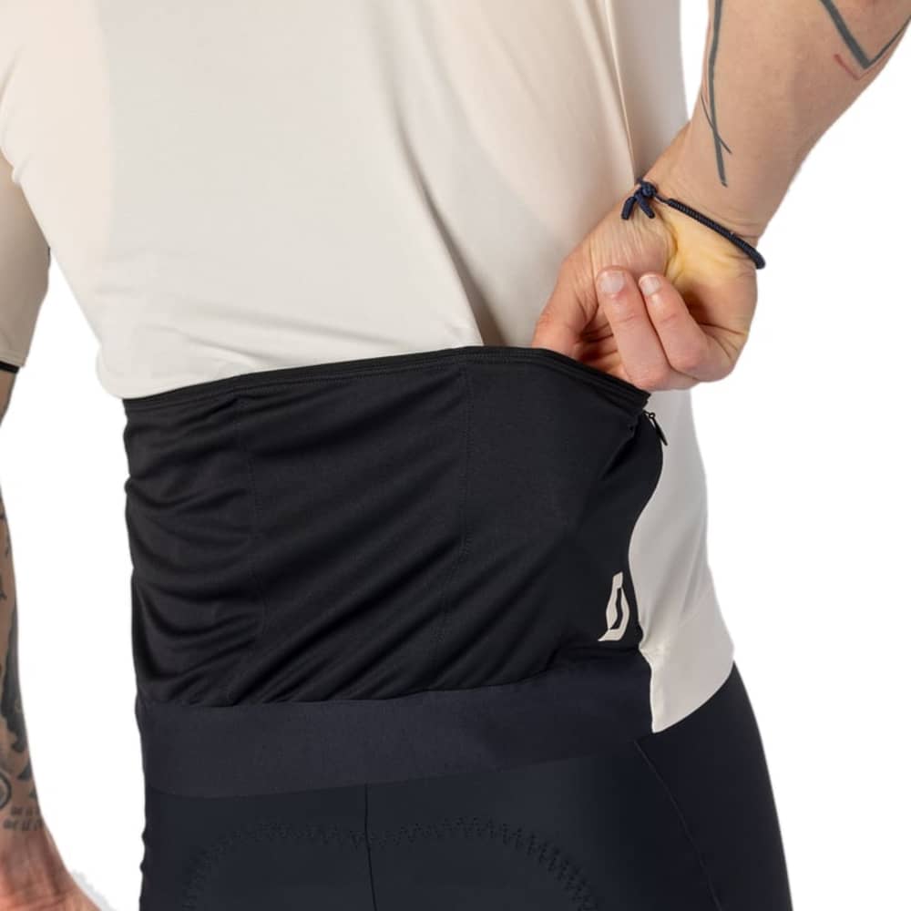 Scott Men's Endurance Pro SS Jersey in Cotton White/Black - Image 3 of 3