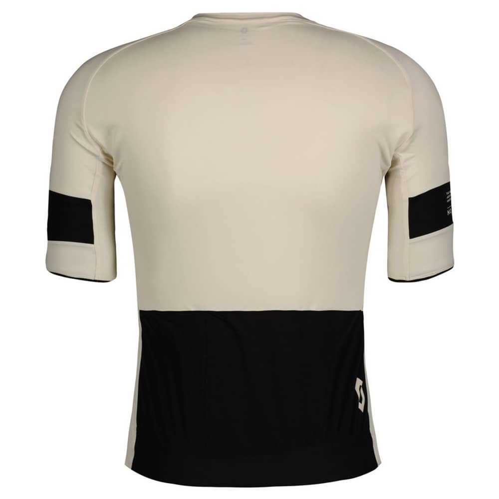Scott Men's Endurance Pro SS Jersey in Cotton White/Black - Image 2 of 3