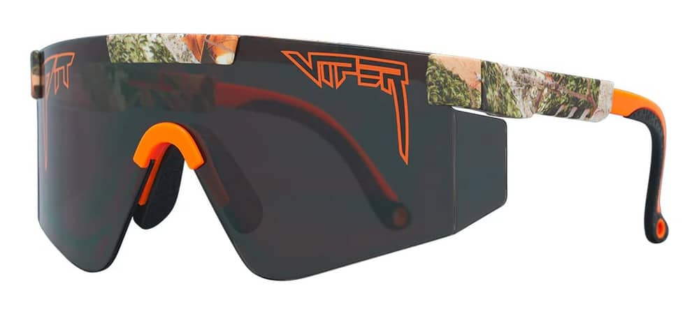 Pit Viper The Actual Bush Original Sunglasses in Grey/Orange - Image 1 of 1