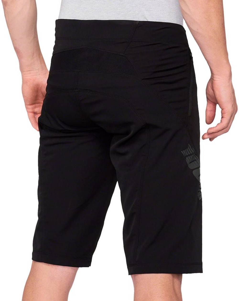 100% Airmatic Shorts in Black - Image 2 of 2