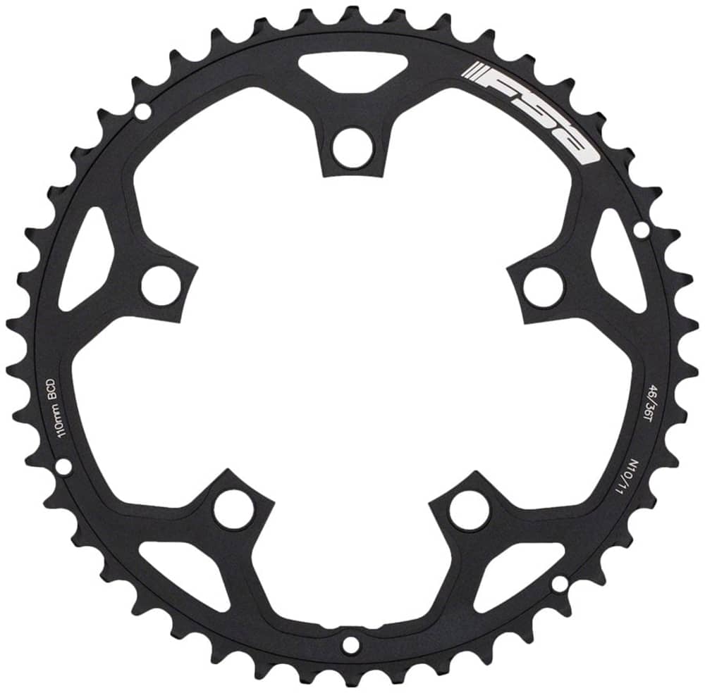 Full Speed Ahead Tempo Pro Road Chainring in Black - Image 1 of 1