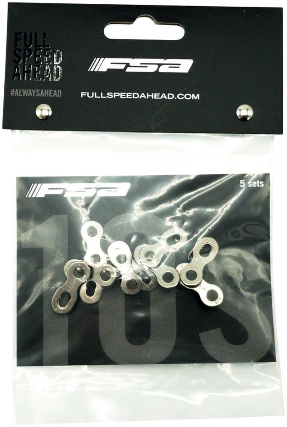Full Speed Ahead Drive Link 9/10 SPD Chain Connectors in Silver - Image 2 of 3