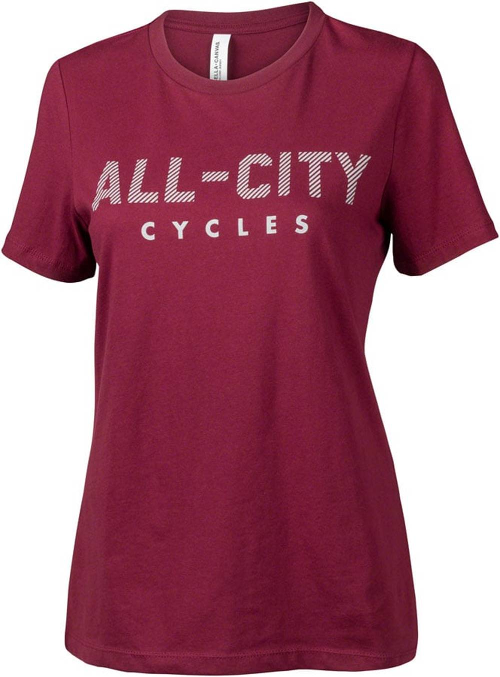 All-City Logowear T-Shirt in Maroon - Image 1 of 1