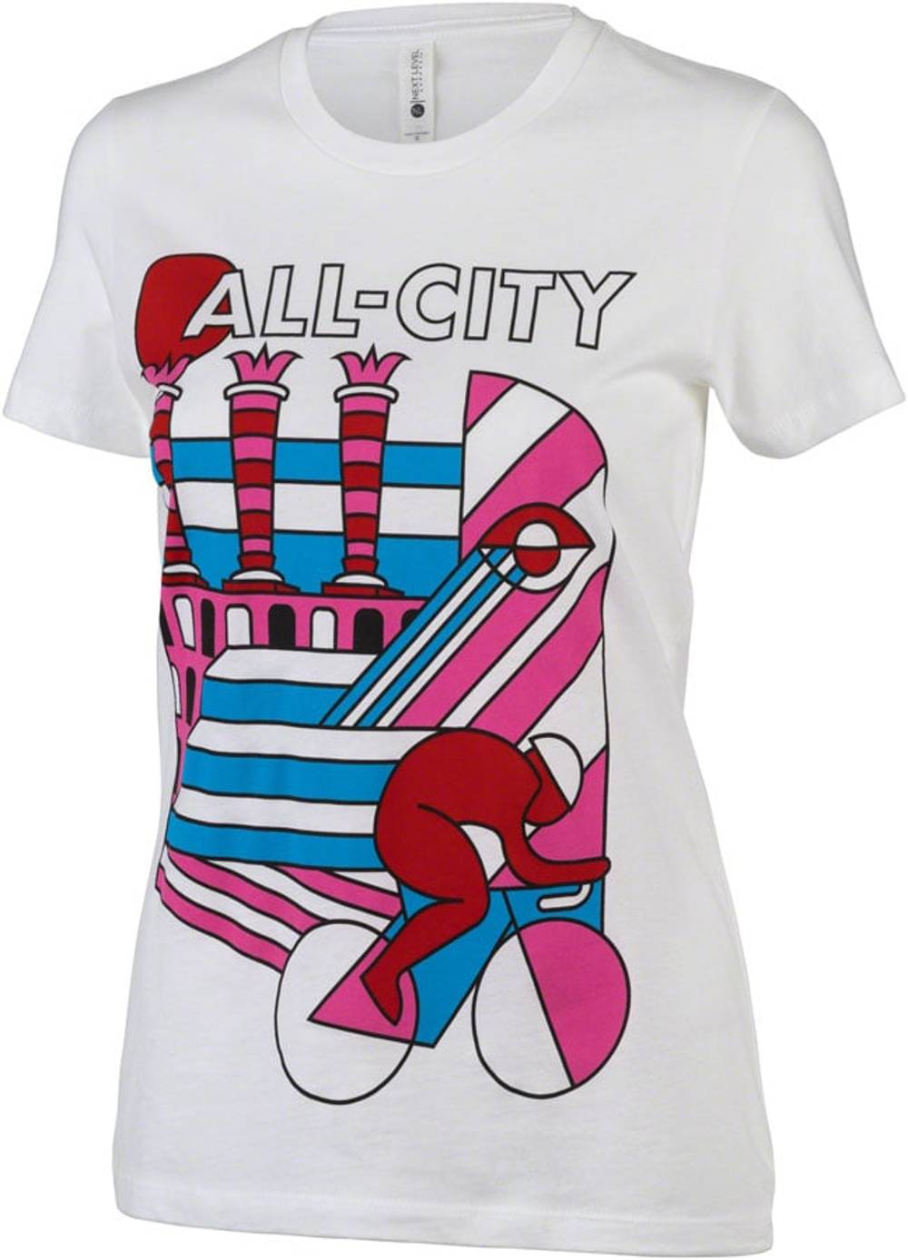 All-City Parthenon Party Women's T-Shirt in White - Image 1 of 3