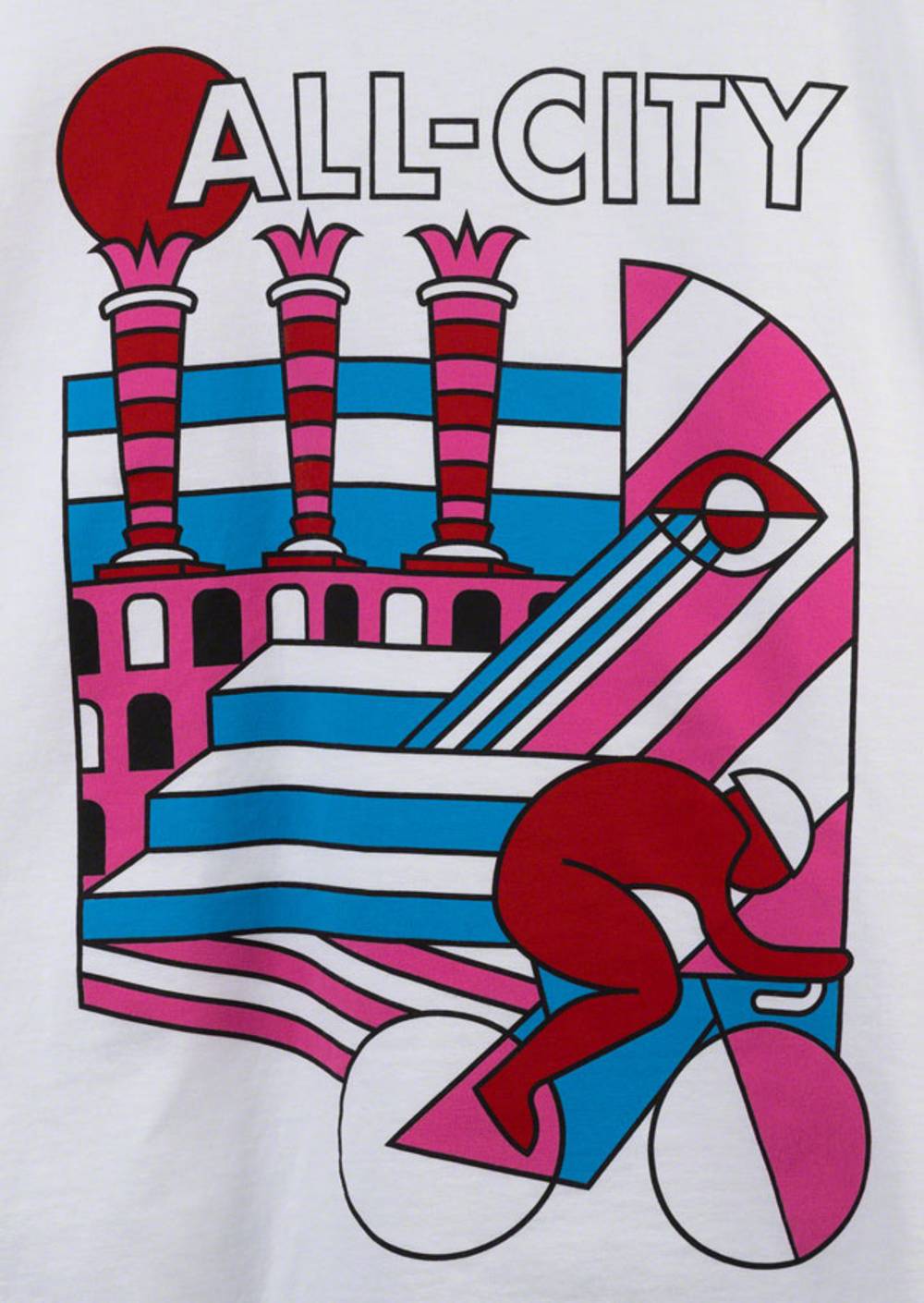 All-City Parthenon Party Women's T-Shirt in White - Image 3 of 3