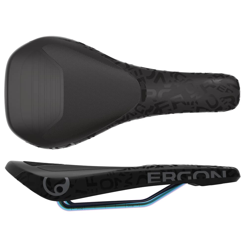 Ergon SM Downhill Comp Saddle in Black/Oil Slick - Image 5 of 5