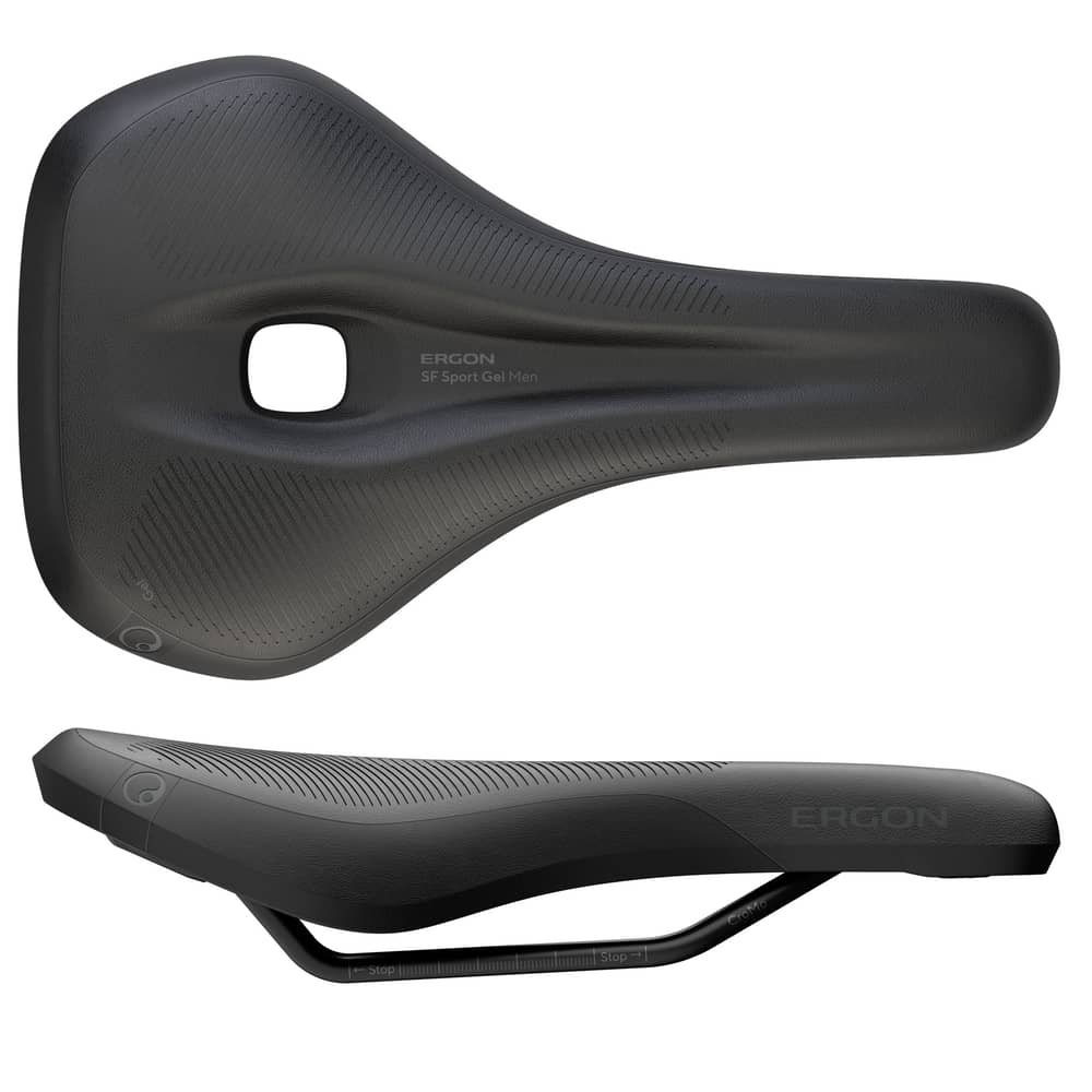 Ergon SF Sport Gel Men's Saddle in Black - Image 4 of 4