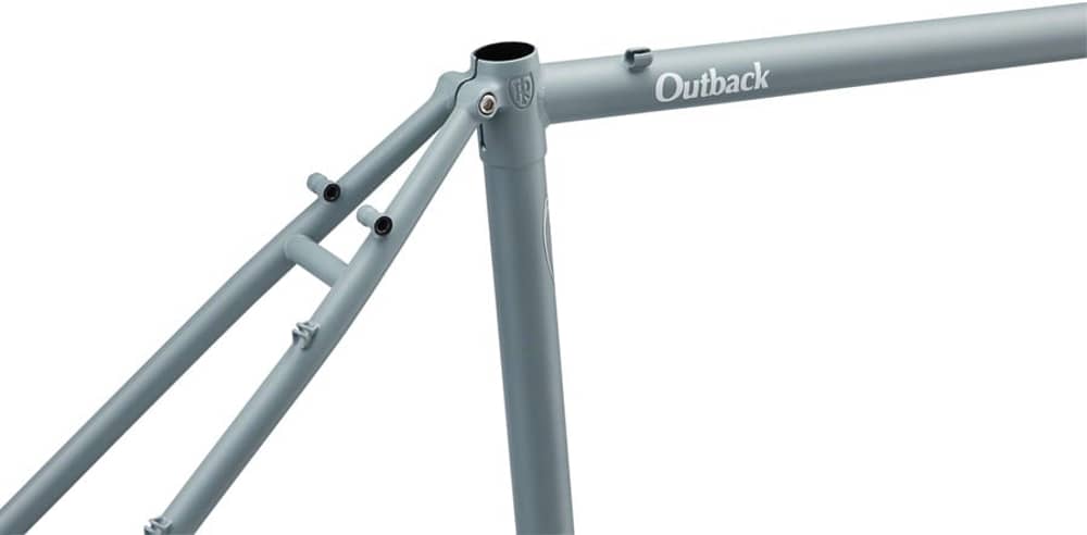 Ritchey Outback Frameset - 700c/650b, Steel in Granite and Snow - Image 3 of 4