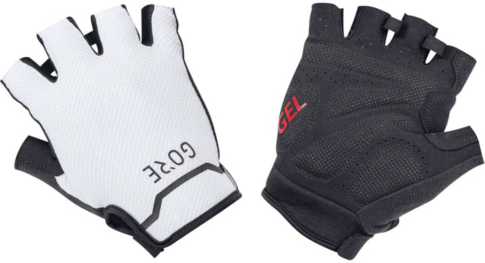 Gorewear C5 Short Gloves in Black/White - Image 1 of 1