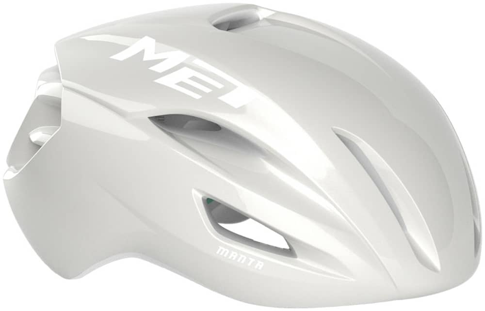 MET Manta Limited Edition Helmet in White - Image 1 of 4