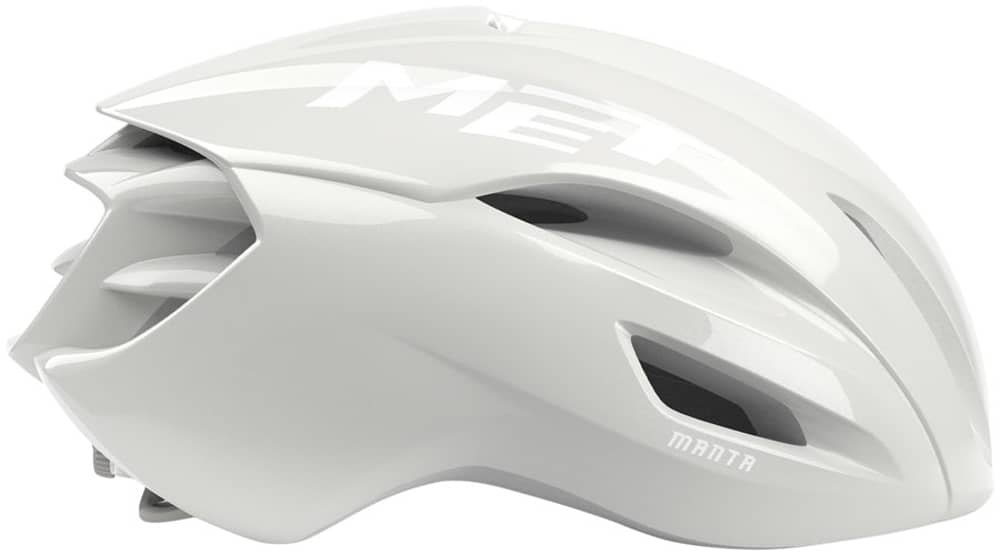 MET Manta Limited Edition Helmet in White - Image 3 of 4